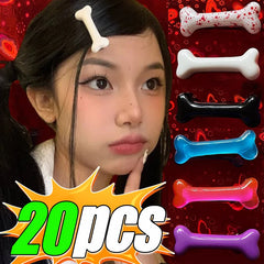 White Bone Hair Clip Cute Y2K Bobby Pins Girl Fashion Dog Bones Hairclips Decoration Hairpins Barrettes Accessories Wholesale