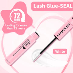 10ml Cluster Lash Glue Waterproof Sweatproof Black Eyelash Adhesive Quick-Dry Clusters Hold up to 72 Hours