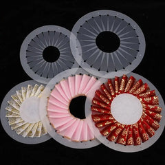 3Pcs 9/12/15CM Rosette Maker Patchwork Accessory For Beginners Ribbon Flower Folds Lolita Badge Maki