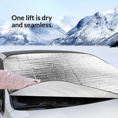 Car Windshield Snow Cover | PE Aluminum Film Winter Ice & Frost Shield