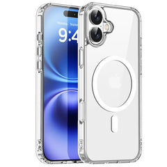 Original Magnetic Transparent Phone Case For iPhone 17 18 16 15 14 13 12 11 Pro Max Plus 16e E For M