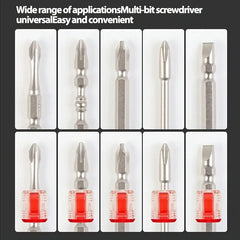 Magnetizer and Demagnetizer for Screwdriver Bits | 1/4 Inch Magnetic Tool Set close-up view