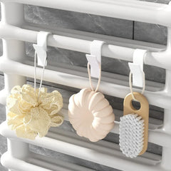 Heated Radiator Towel Holder Hooks | Space-Saving Bathroom Storage detail view