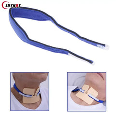 Tracheostomy Tube Holder | Ultra-Soft Fixation Strap with Sponge Neck Support alternate view