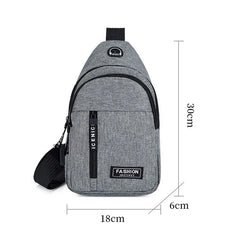 Men's Travel Sling Bag | Multifunctional Crossbody Chest Pack alternate view