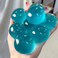 New 1Pcs Anti Stress Sensory Fidgets Toys Soft Simulated Transparent Blue Maltose Slo alternate view