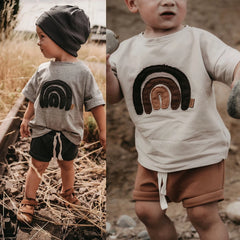 Kids Cotton Short Sleeve T-Shirt – Soft Casual Tee for Babies and Toddlers, Unisex Summer Wear