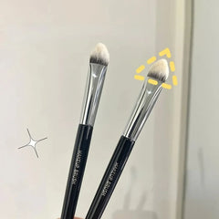 Three-sided Foundation Concealer Brush | Precision Makeup Tool for Contour and Highlig close-up view