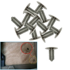 10-100X Car Interior Roof Headliner Ceiling Clips Rivet Fixing Screw Cap Panel POM Fas close-up view