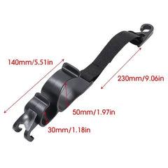 NEW 2Pc Car Back Seat Hook Multifunctional Rear Seat Headrest Hook Holder Adjustable Umb detail view