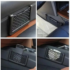 Car Organizer Mesh Storage Bag Elastic Net Pocket