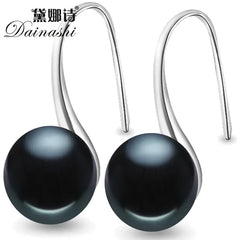 Dainashi Freshwater Pearl Earrings | 925 Sterling Silver Drop Earrings for Women