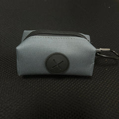 Canvas Dog Poop Bag Holder, Outdoor Pet Waste Bag Dispenser with Carabiner Clip, Animal detail view