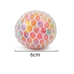 The Rainbow Bead Pressure Reducing Ball Squishy Fidget Toys Funny Stress Reliever Redu close-up view