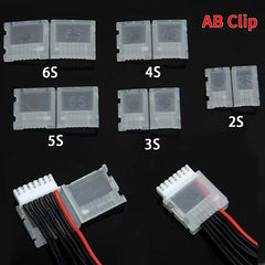 10/20pcs/lot 2S 3S 4S 5S 6S JST-XH Balanced Head Protection Balance Plug Savers AB Clip for Rc Lipo