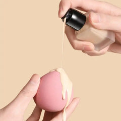 Empty Pump Bottle Glass Liquid Foundation Container | Refillable 15/30ml Travel Bottle close-up view