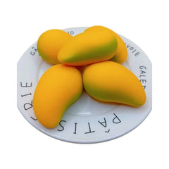 Stress Relief Toy Mango Squishy Ball | Super Slow Rebound Fidget Toy for Anxiety close-up view