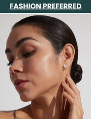 Surgical Steel Earrings Women's Earrings Hypoallergenic Earrings Set Men's Earrings 12 Colors CubicZirconia Studs Earrings
