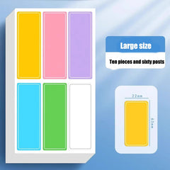 Colorful Waterproof Label Stickers | Self-Adhesive Name Tags for Kitchen and Organization