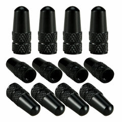 4Pcs Aluminum Presta Valve Caps close-up view