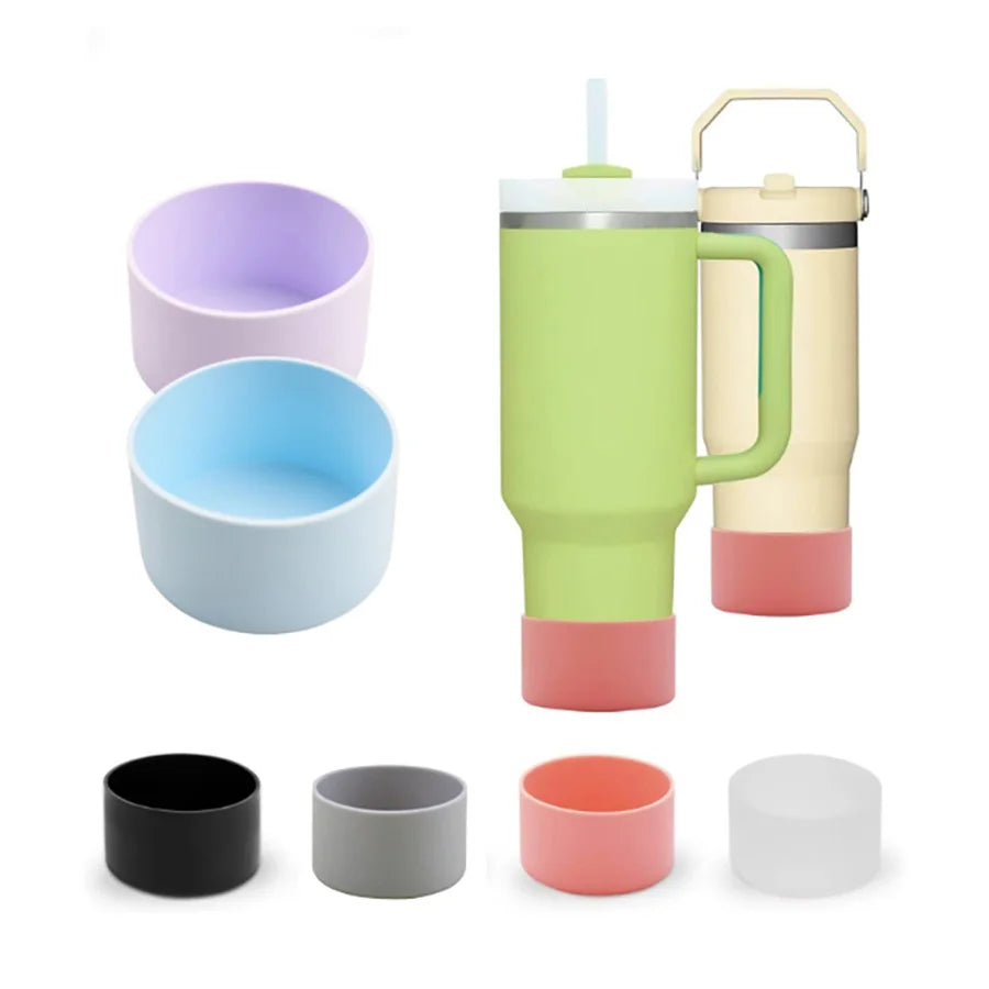 75mm Silicone Boot Bottom Sleeve Cover for Stanley 40oz Tumbler Quencher Adventure and Ice Flow Flip