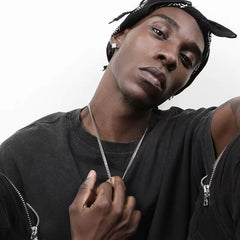 Hip Hop Cuban Chain Necklace Rock Stainless Steel Basic Chain Men Necklace Simple Neck close-up view