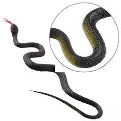 45cm Fake Realistic Rubber Toy Snake Simulation Anaconda Scary Halloween To Scare Birds detail view