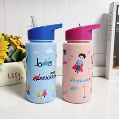 Portable 500ml Children Water Cup Leakproof for Camping Hiking School Gift for Parents close-up view