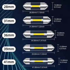 12V Car Reading Lamp | Double-Point LED Interior Light for C5W Bulb Upgrade alternate view