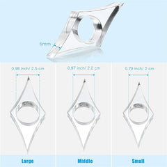 Acrylic Thumb Book Support Book Page Holder Bookmark School Office alternate view