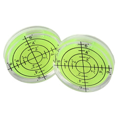 2pcs 32x7mm Mini Bubble Level | Horizontal Circular Level with Degree Scale for Preci alternate view
