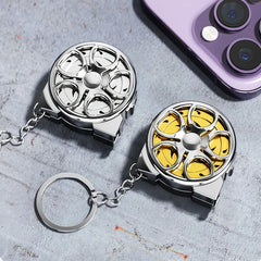 Portable Mini Tape Measure Retractable 2m Mild Steel Keychain Design Small Household Measuring Tool