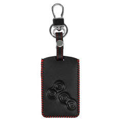 Renault Key Cover Leather 4 Button | XUKEY Car Remote Key Shell Case close-up view
