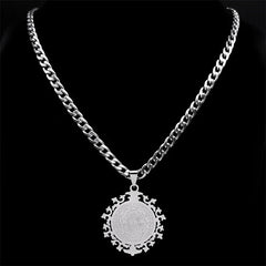 Seven Archangels Amulet Necklace | Stainless Steel Seal of Salomon Protection Talisma alternate view