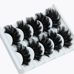 Thick Dramatic Faux Mink Eyelashes | 5 Pairs of Fluffy 3D Lashes for Dramatic Volume alternate view