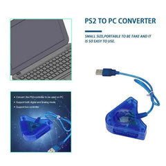 PS2 to PC USB Converter Adapter | Dual Player Controller Cable alternate view