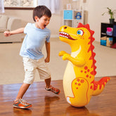 Inflatable Punching Bag for Kids and Adults – 90 cm / 35.4 in Standing Tumbler Boxing Toy with Dinosaur Design