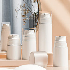 1Pcs 30/50/100ml Portable Travel Empty Airless Pump Jar Cream Dispenser Refillable Leak Proof Cosmet