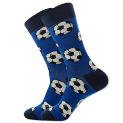 New Happy Mens Socks Women Novelty Cartoon Sock Combed Cotton Funny Men's Big Size Cre close-up view