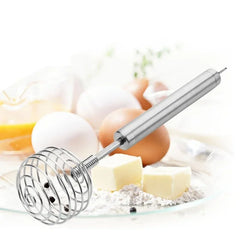 Stainless Steel Ball Spring Whisk | Handheld Mixer for Eggs, Butter, and Potatoes alternate view