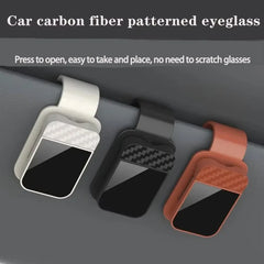 Sun Visor Sunglasses Clip Holder Eyeglasses Hanger Car Organizer