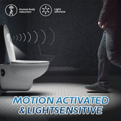 Motion Sensor Toilet Night Light | LED Projection Lamp with Auto Sensor alternate view