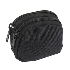 Nylon Double Zipper Pocket Coin Purse Men Tactical Molle Pouch Lightweight Outdoor Sm alternate view
