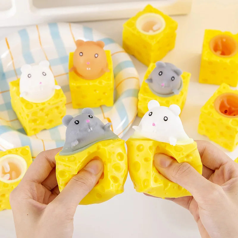 NEW Squeezing Squirrel Cup Toys Decompression Fidget Antistress Sensory Stress Reliefing Gift For Ad
