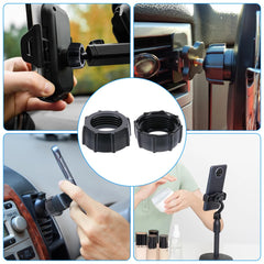 5pcs/lot Bracket Nut for 17MM Ball Head Car Mobile Phone Stand Screw Nut Fixing Clip Rin detail view