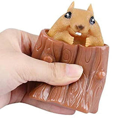 Squirrel Decompression Toy Fun Fidget Sensory Gift for Kids and Adults Antistress Squ alternate view