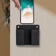 1-4pcs Wall Mounted Storage Box Multifunction Punch Free Organizer TV Remote Control D close-up view