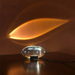 Crystal LED Table Lamp | Italian Designer Eye of the Sky Bedside Decor