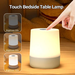 LED Touch Charging Night Light | USB Desk Lamp with Adjustable Brightness