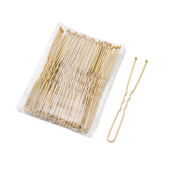50Pcs 50/60/70mm Metal Waved U Shaped Hair Pins Hairclip Women Girls Wedding Hairstyle Styling Tools Accessories Wholesale